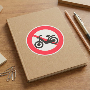 STICKER CARRÉ SIGNE DE LA ROUTE AUTOBTO