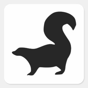 Sticker Carré Silhouette