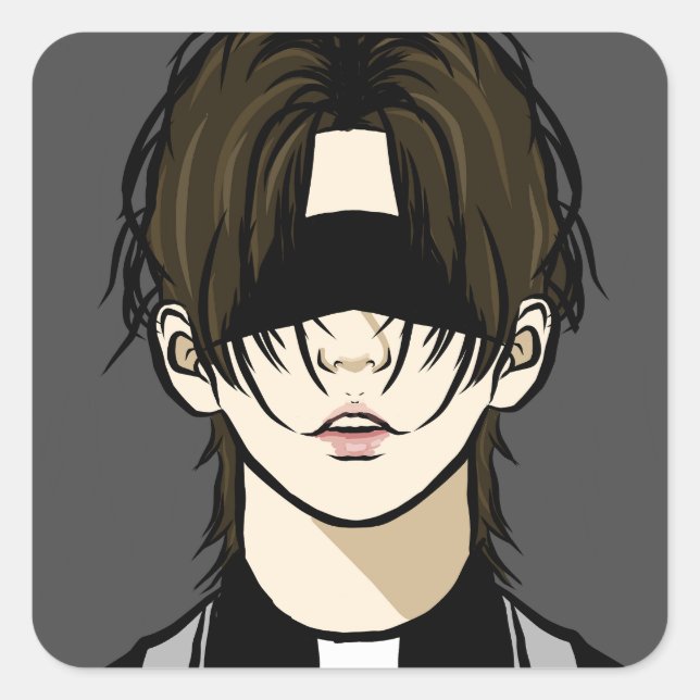 Sticker Carré sinful desire (Devant)