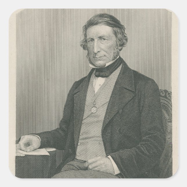 Sticker Carré Sir George Cornewall Lewis (Devant)