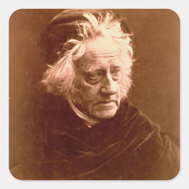 Sticker Carré Sir John Frederick William Herschel (Devant)