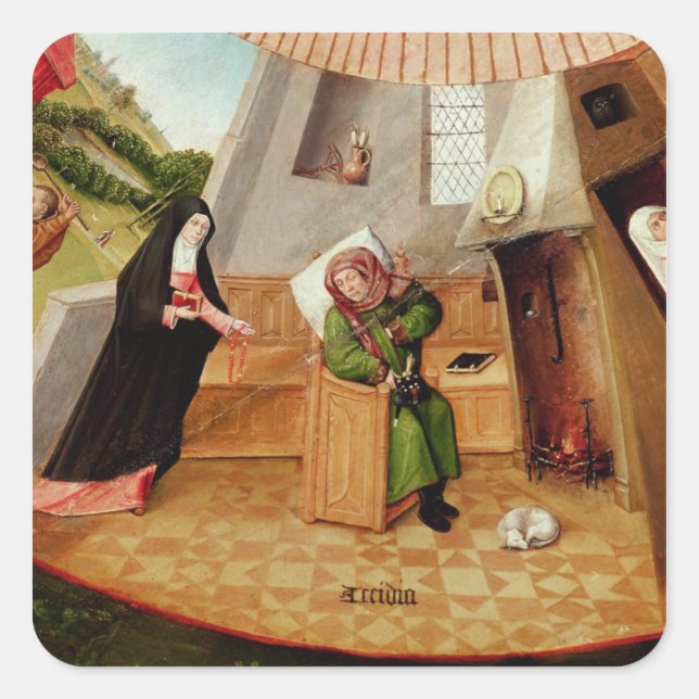 Sticker Carré Sloth (Devant)