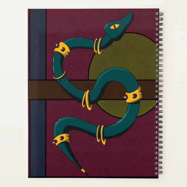 Sticker Carré Snake (Dos)