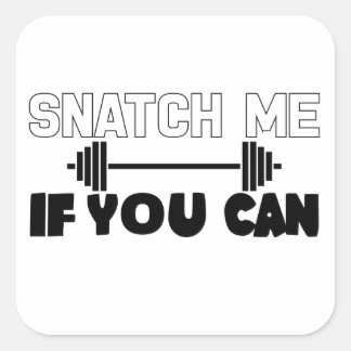 Sticker Carré Snatch Fitness