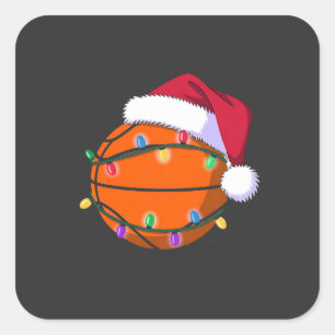 Sticker Carré Snowman Basket Noël Père Noël Baseball Sport