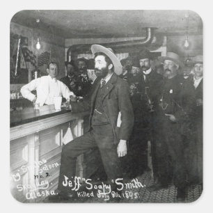 Sticker Carré Soapy Smith's Saloon Bar