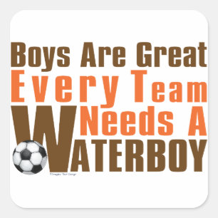 Sticker Carré Soccer Waterboy