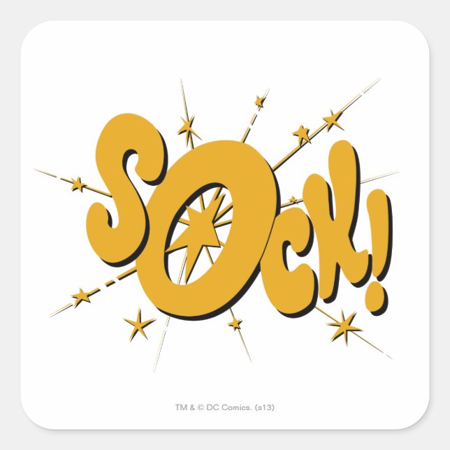 STICKER CARRÉ SOCK ! (Devant)