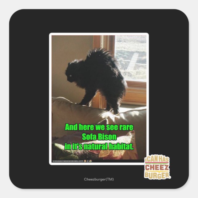 Sticker Carré Sofa Bison (Devant)