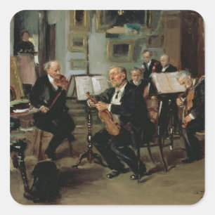 Sticker Carré Soirée musicale, 1906