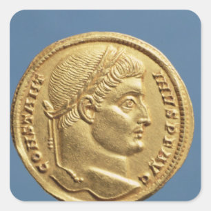Sticker Carré Solidus de Constantine I