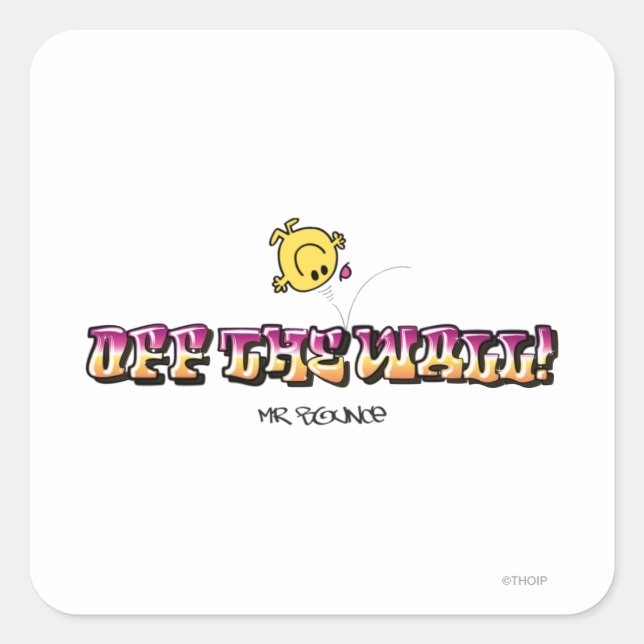 Sticker Carré Sors Le Mur ! (Devant)