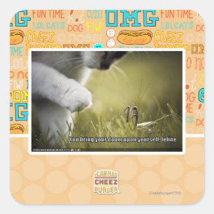 Sticker Carré Sort malheureux sur vous-même