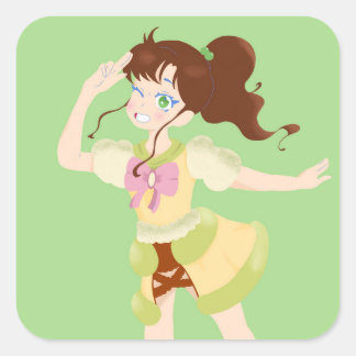 Sticker Carré Soufflé Jupiter