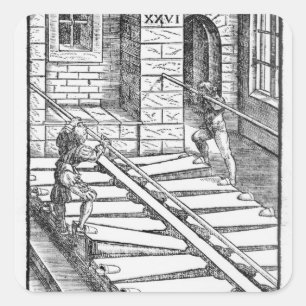 Sticker Carré Soufflets et ventilateurs d'organe