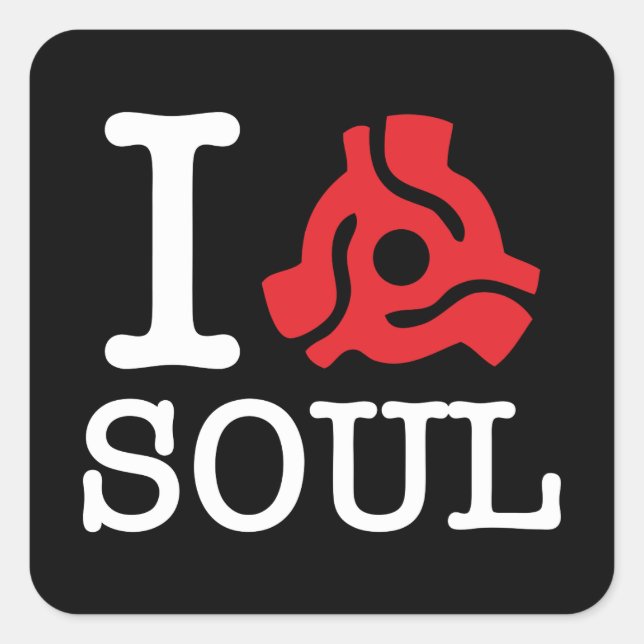 Sticker Carré Soul adaptateur I 45 (Devant)