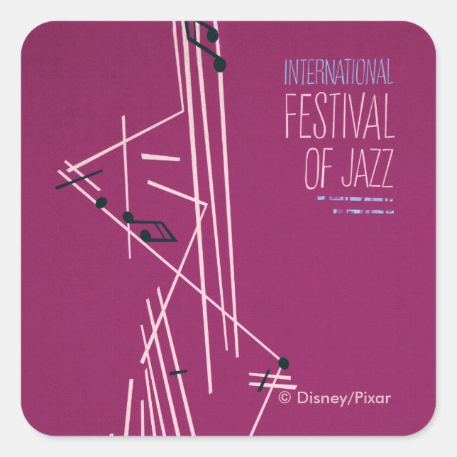 Sticker Carré Soul | Festival International de Jazz Editorial (Devant)