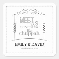 Sous les chevaliers de mariage juifs de Chuppah