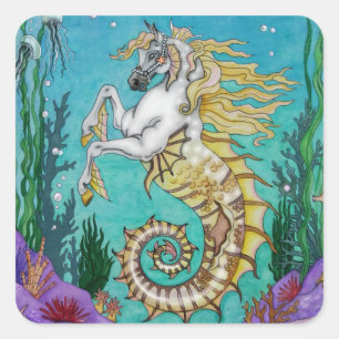 Sticker Carré Sous WaterHorse