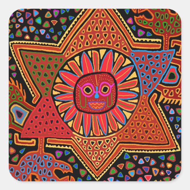 Sticker Carré Southwest Del Sol (Devant)