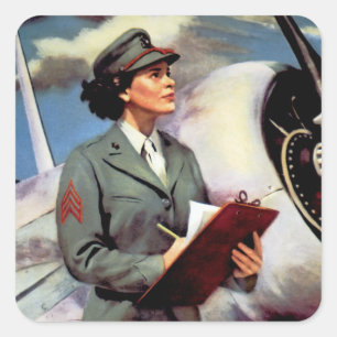 Sticker Carré Soyez un marin - Libérez un marin pour combattre