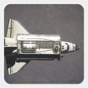 Sticker Carré Space Shuttle Discovery 2