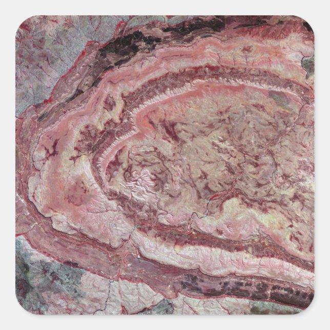 Sticker Carré Spider Crater, Australie occidentale (Devant)