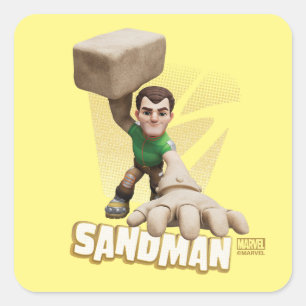 Sticker Carré Spidey et ses amis incroyables Sandman