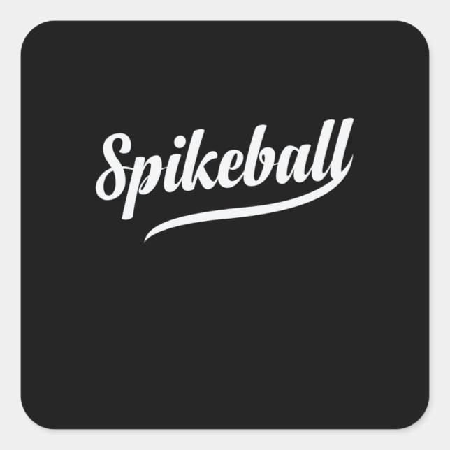 Sticker Carré Spikeball Sport Hobby Roundball (Devant)