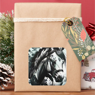 Sticker Carré Spirit Pony 1