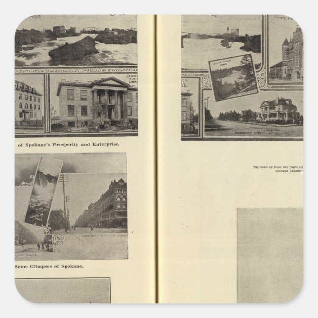 Sticker Carré Spokane (Devant)