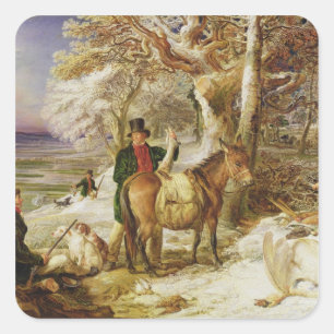 Sticker Carré Sport d'une journée, 1826 (huile sur toile)
