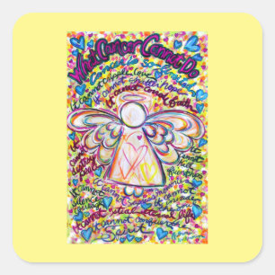 Sticker Carré Spring Angel Ce que le cancer ne peut pas faire St