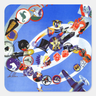 Sticker Carré Squadron