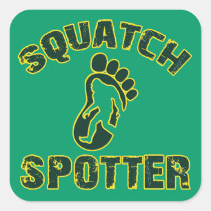 Sticker Carré Squatch Spotter