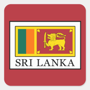 Sticker Carré Sri Lanka