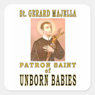 STICKER CARRÉ ST. GERARD MAJELLA