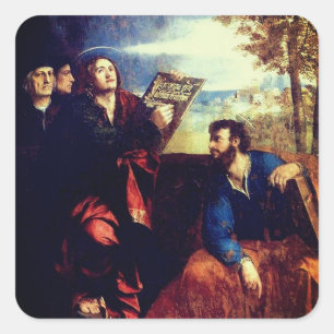 Sticker Carré St John et St Bartholomew (à droite) par Dosso Dos