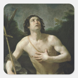 Sticker Carré St John le baptiste, c.1635-40