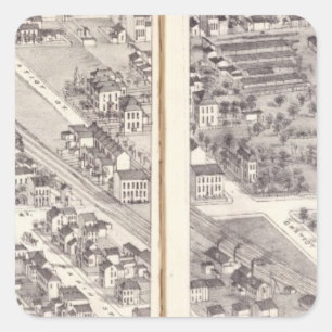 Sticker Carré St Louis, Missouri 17