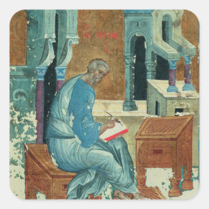 Sticker Carré St. Matthew l'évangéliste par Andrei Rublev