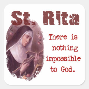 Sticker Carré St. Rita
