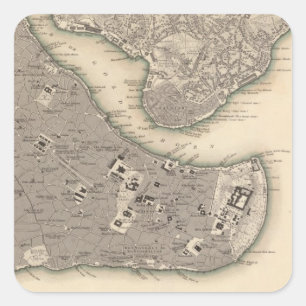 Sticker Carré Stambol de Constantinople