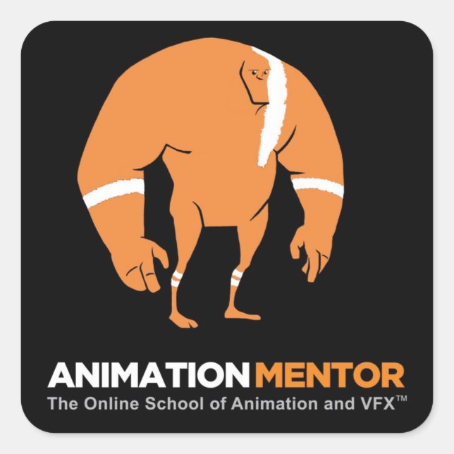 Sticker Carré Stan - Mentor Animation (Devant)