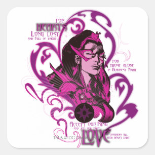 Sticker Carré Star Sapphire Graphisme 1