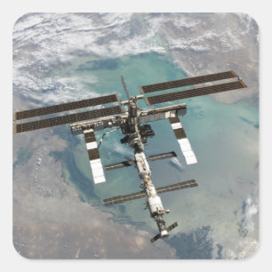Sticker Carré Station spatiale internationale