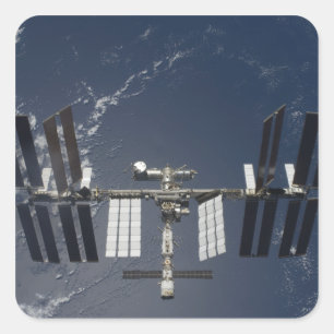 Sticker Carré Station spatiale internationale 5