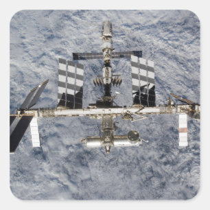 Sticker Carré Station spatiale internationale 6