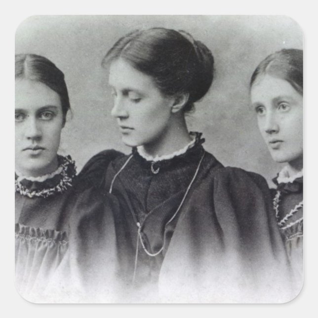 Sticker Carré Stella, Vanessa et la Virginie Stephen, c.1896 (Devant)