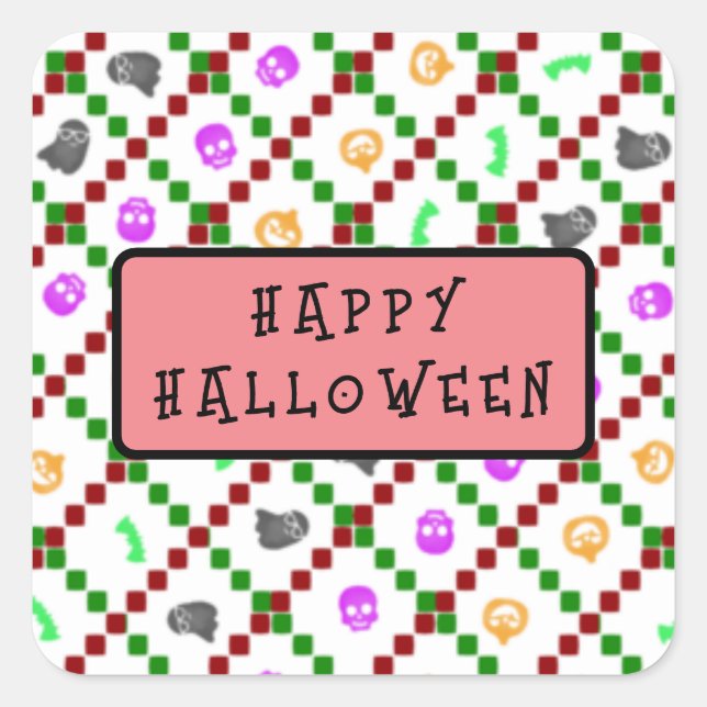 Sticker Carré Stico ça n'importe où ! (Devant)